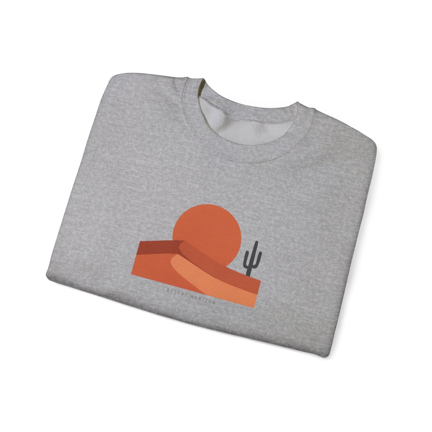 Desert Sunset Minimalist Mesa Sweatshirt | Southwestern adobe-inspired wall art