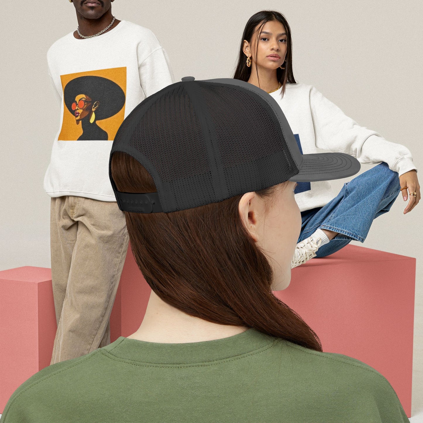 Vintage Snapback Trucker Cap, Retro HDMTub Hat, Hipster Baseball Cap, Cool Dad Cap, Distressed Truckers Cap, Unique Baseball Hat