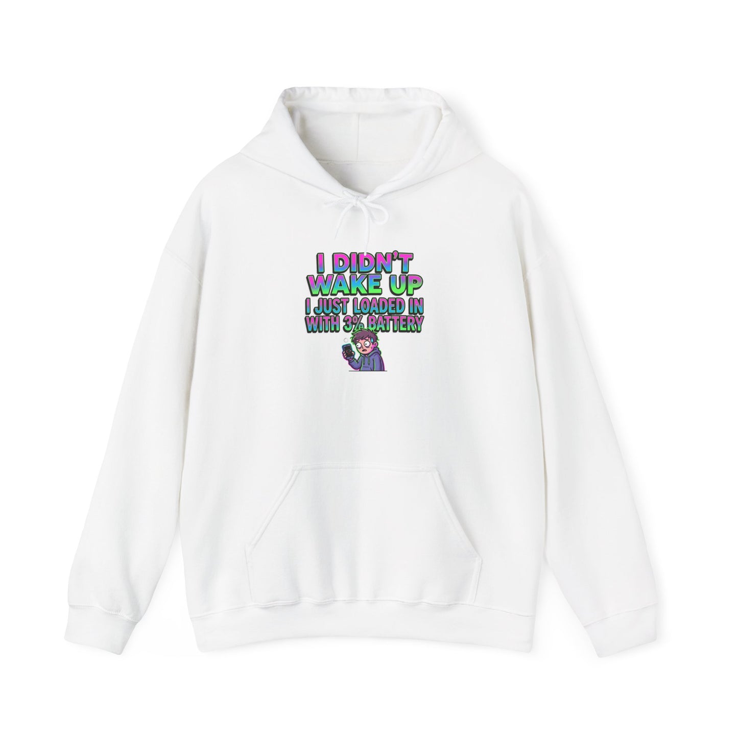 I Didn't Wake Up Hoodie | meme-core, cringe-core brainrot humor