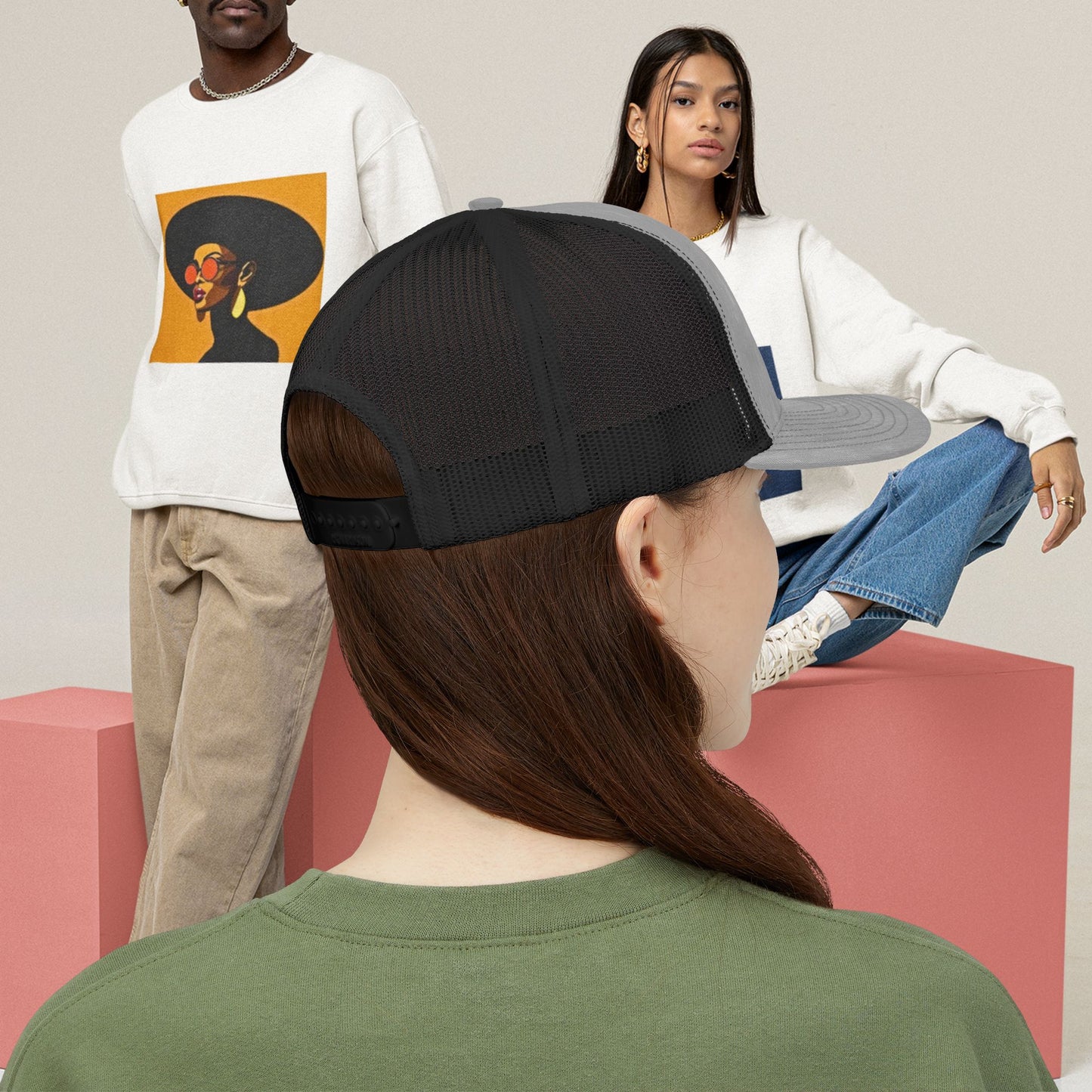Vintage Snapback Trucker Cap, Retro HDMTub Hat, Hipster Baseball Cap, Cool Dad Cap, Distressed Truckers Cap, Unique Baseball Hat