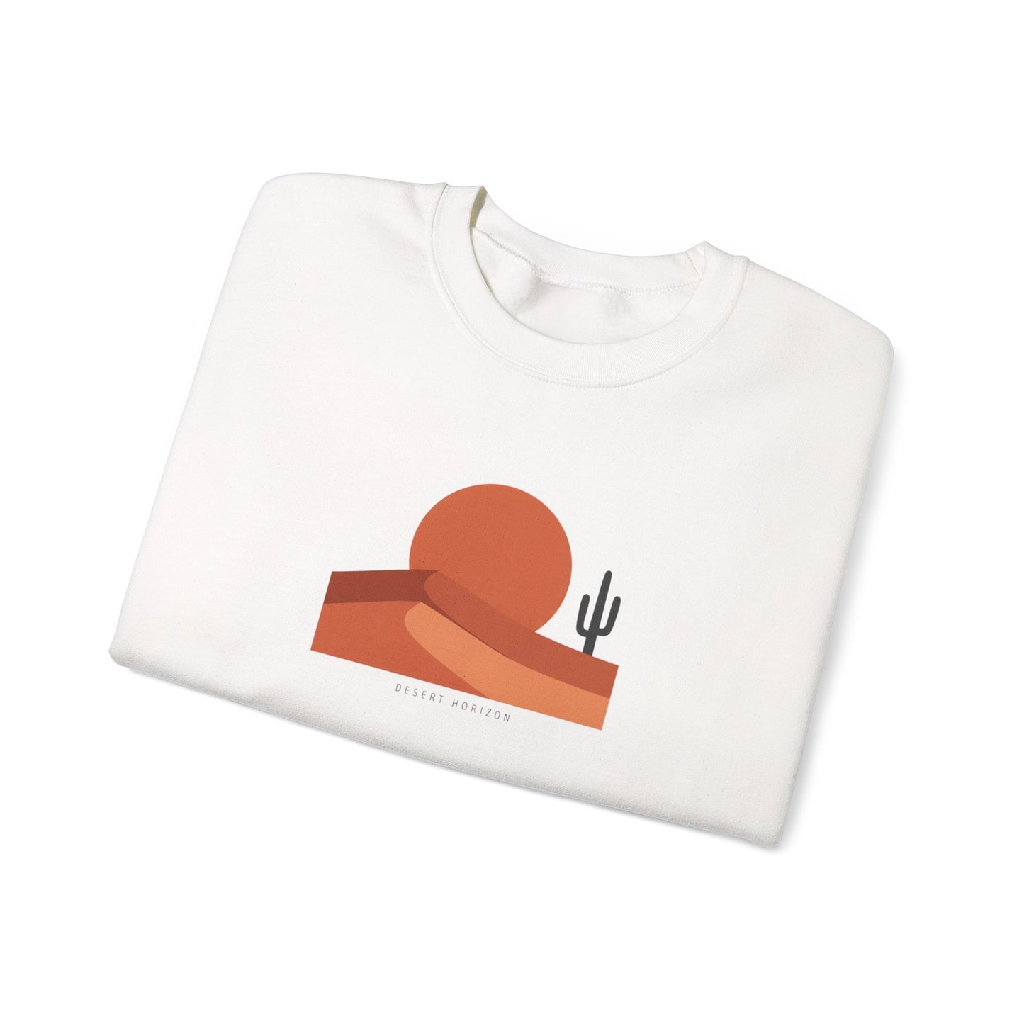 Desert Sunset Minimalist Mesa Sweatshirt | Southwestern adobe-inspired wall art