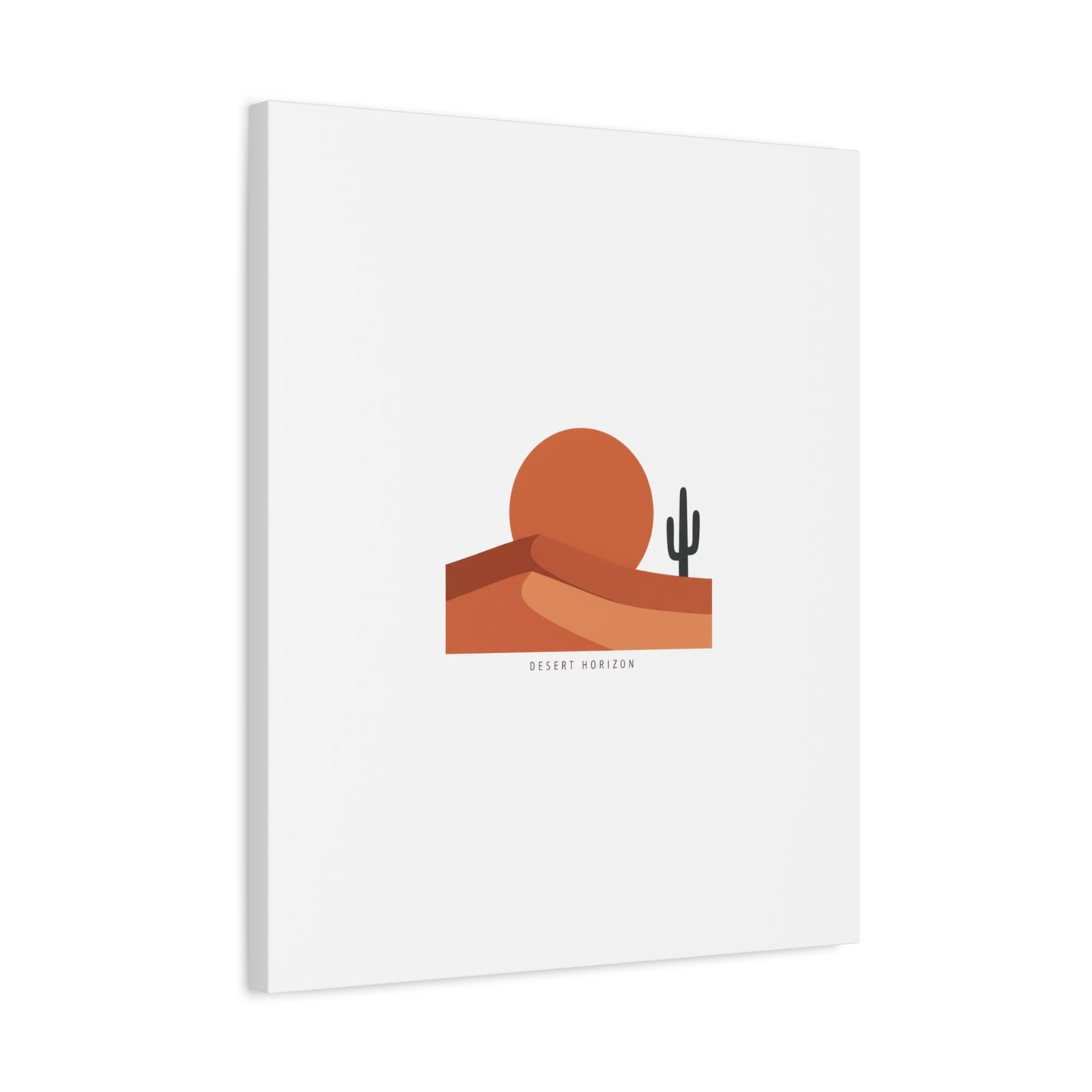 Desert Horizon Minimal Mesa Canvas | desert sunset, southwestern art print