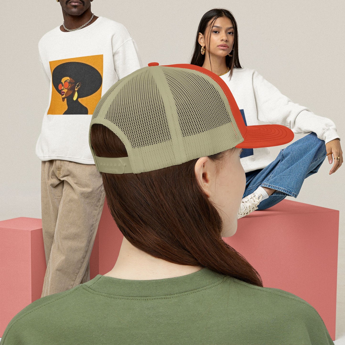 Vintage Snapback Trucker Cap, Retro HDMTub Hat, Hipster Baseball Cap, Cool Dad Cap, Distressed Truckers Cap, Unique Baseball Hat