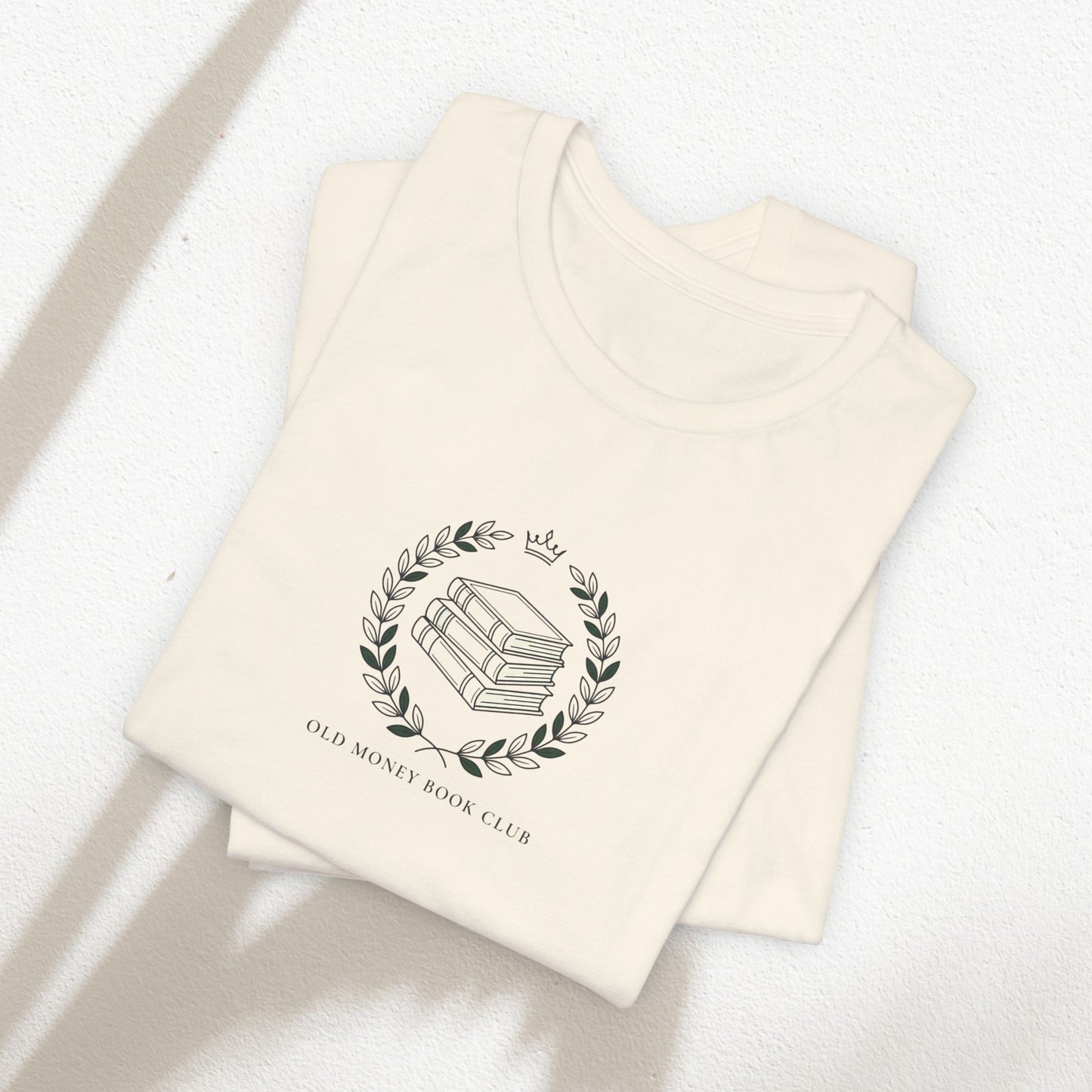 Old Money Book Club Tee | quiet luxury, minimalist serif