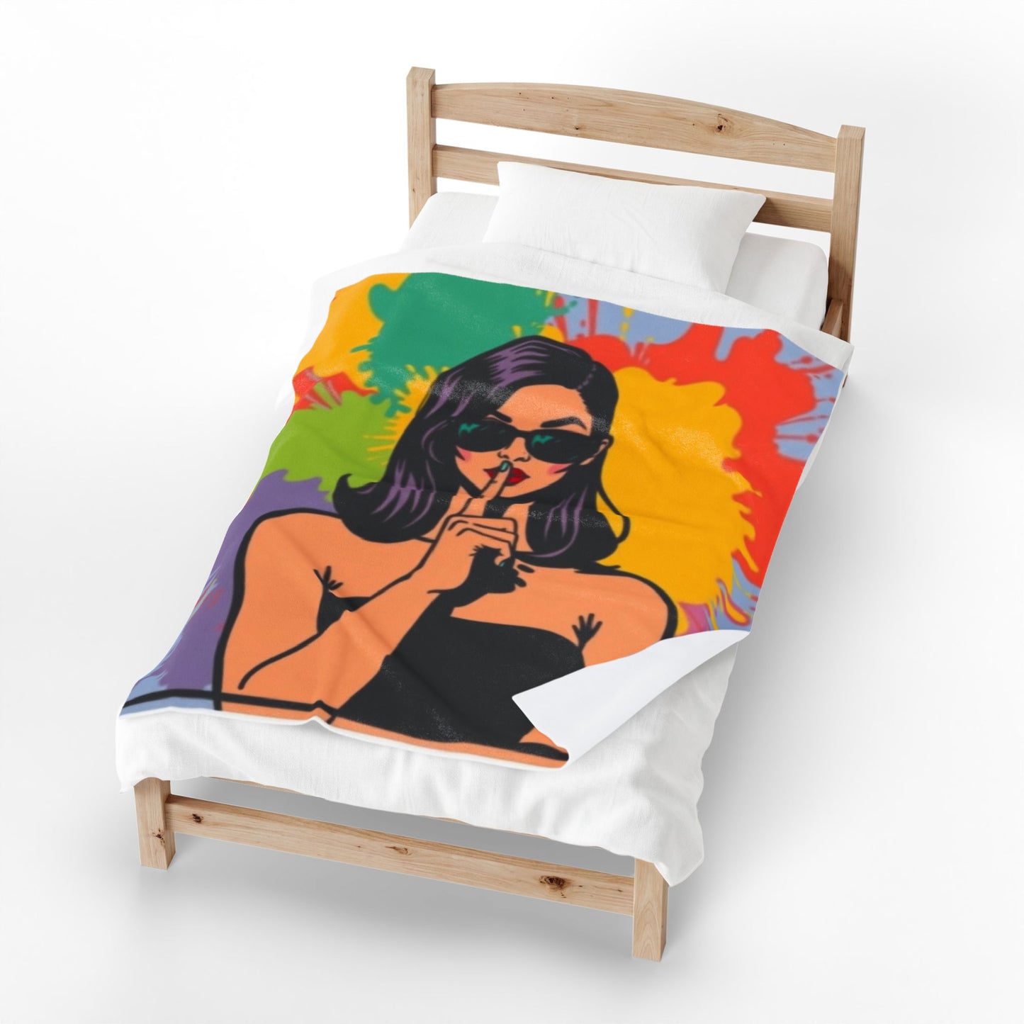 Autistic Pride Throw Blanket, Neurodiversity Acceptance, Sensory-Friendly Plush