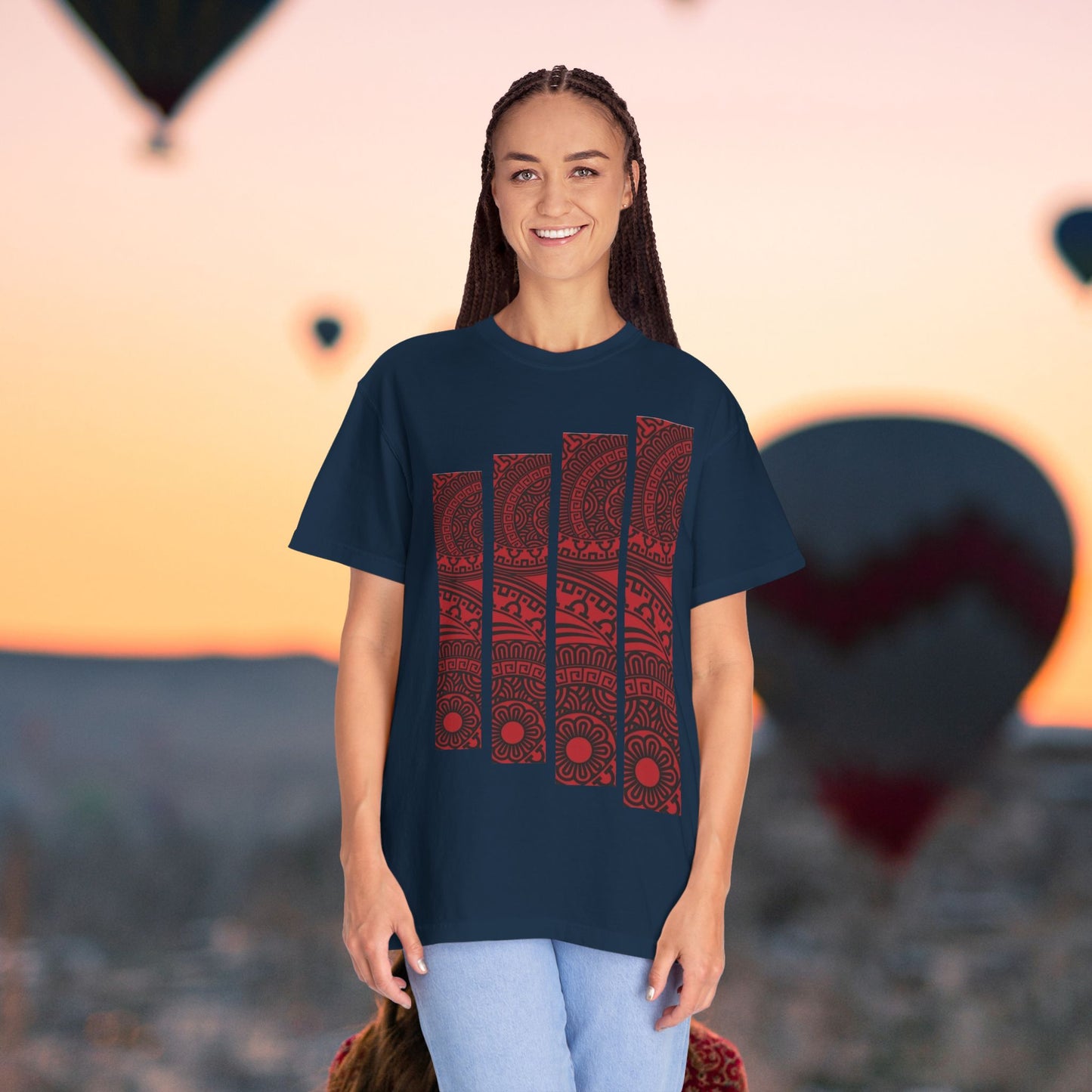 Mandala Geometric T-shirt, Unisex Tee, Boho Shirt, Hippie Clothing, Festival Wear, Sacred Geometry Top