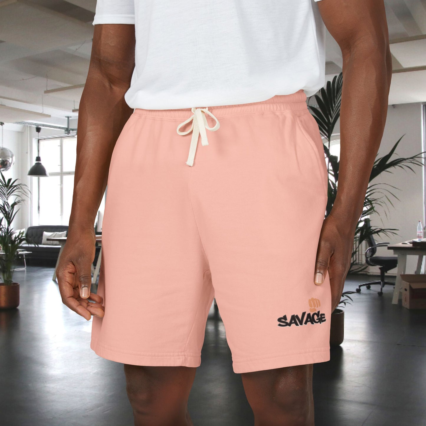 Fleece Shorts - Marut's design Savage, Unisex Sweat Shorts, Lightweight, Comfortable, Casual Streetwear, Athleisure, Lounge Shorts