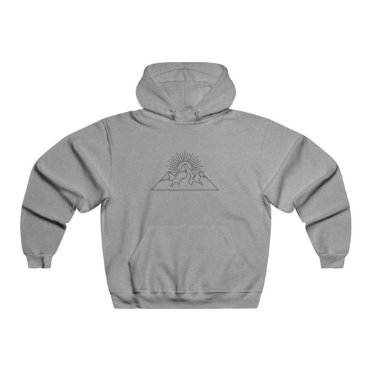 Winter Skin Texture Hoodie | Men's Hooded Sweatshirt