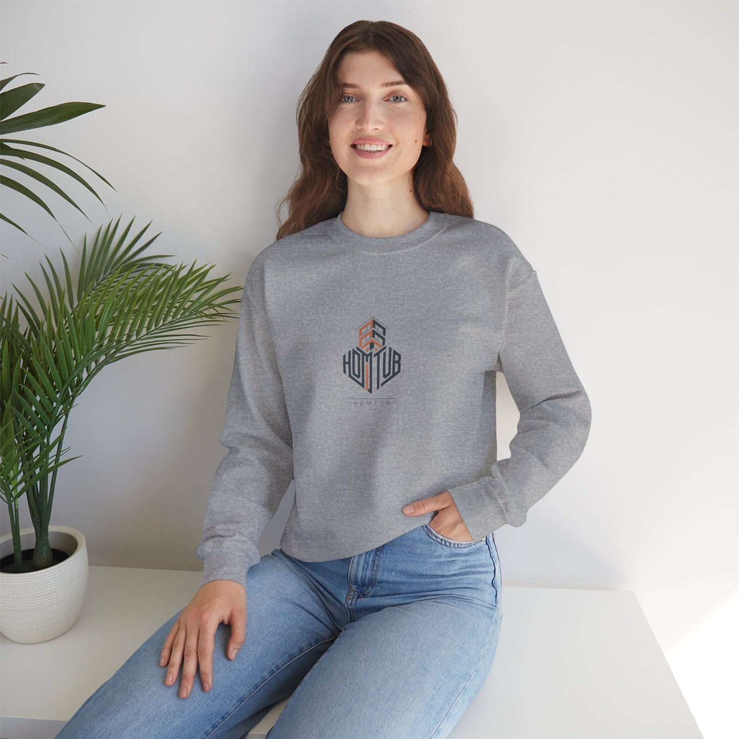 Autistic Pride Minimal Crest Sweatshirt | neurodiversity, autism acceptance