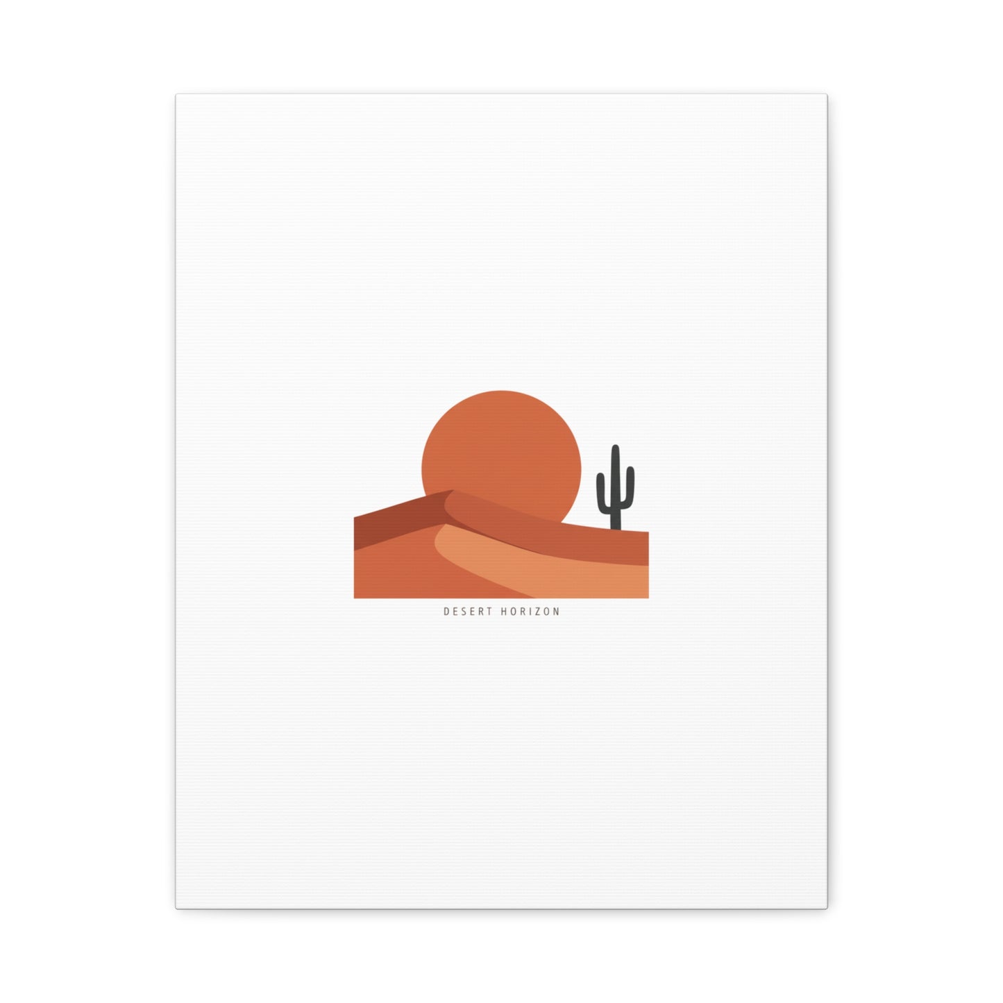 Desert Horizon Minimal Mesa Canvas | desert sunset, southwestern art print