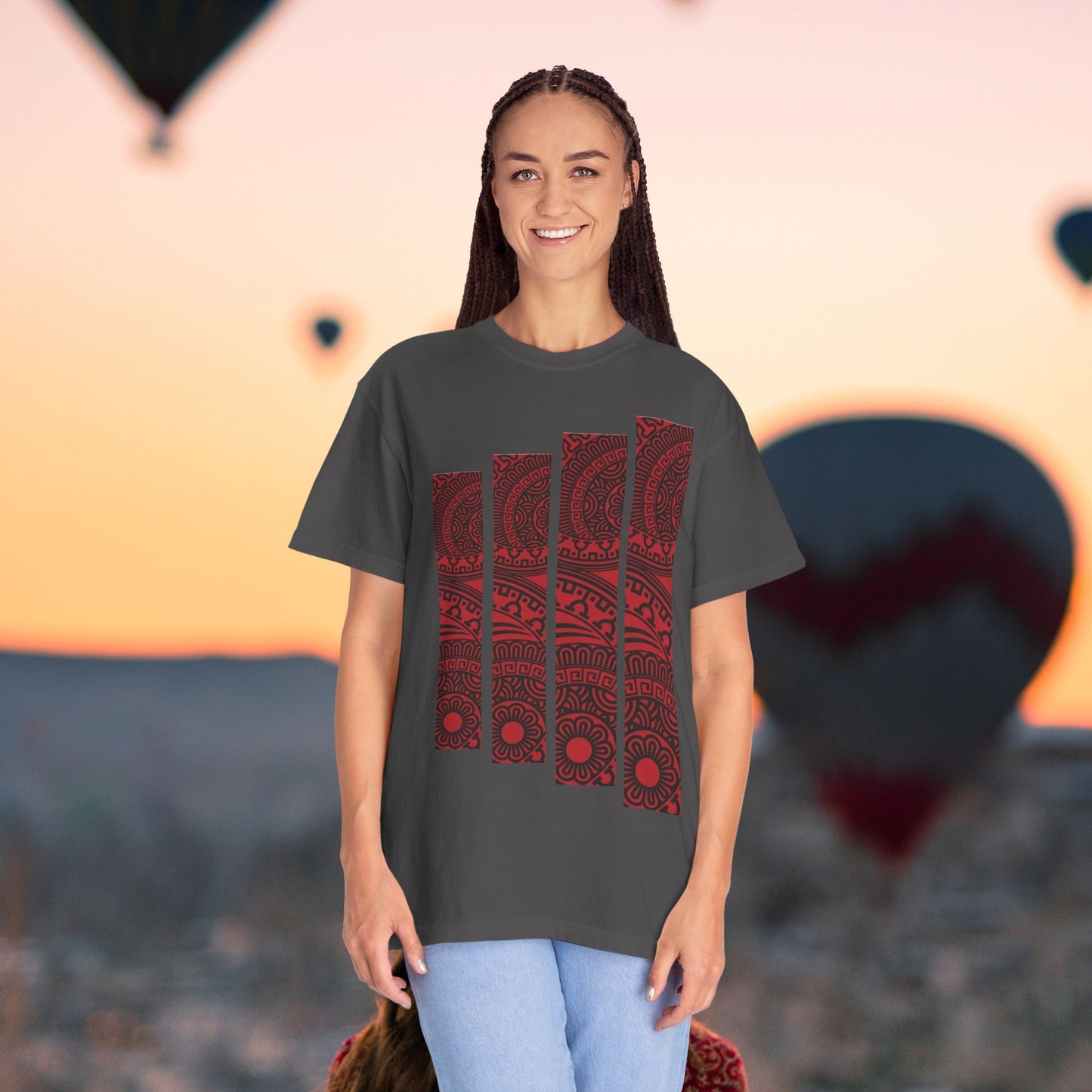 Mandala Geometric T-shirt, Unisex Tee, Boho Shirt, Hippie Clothing, Festival Wear, Sacred Geometry Top
