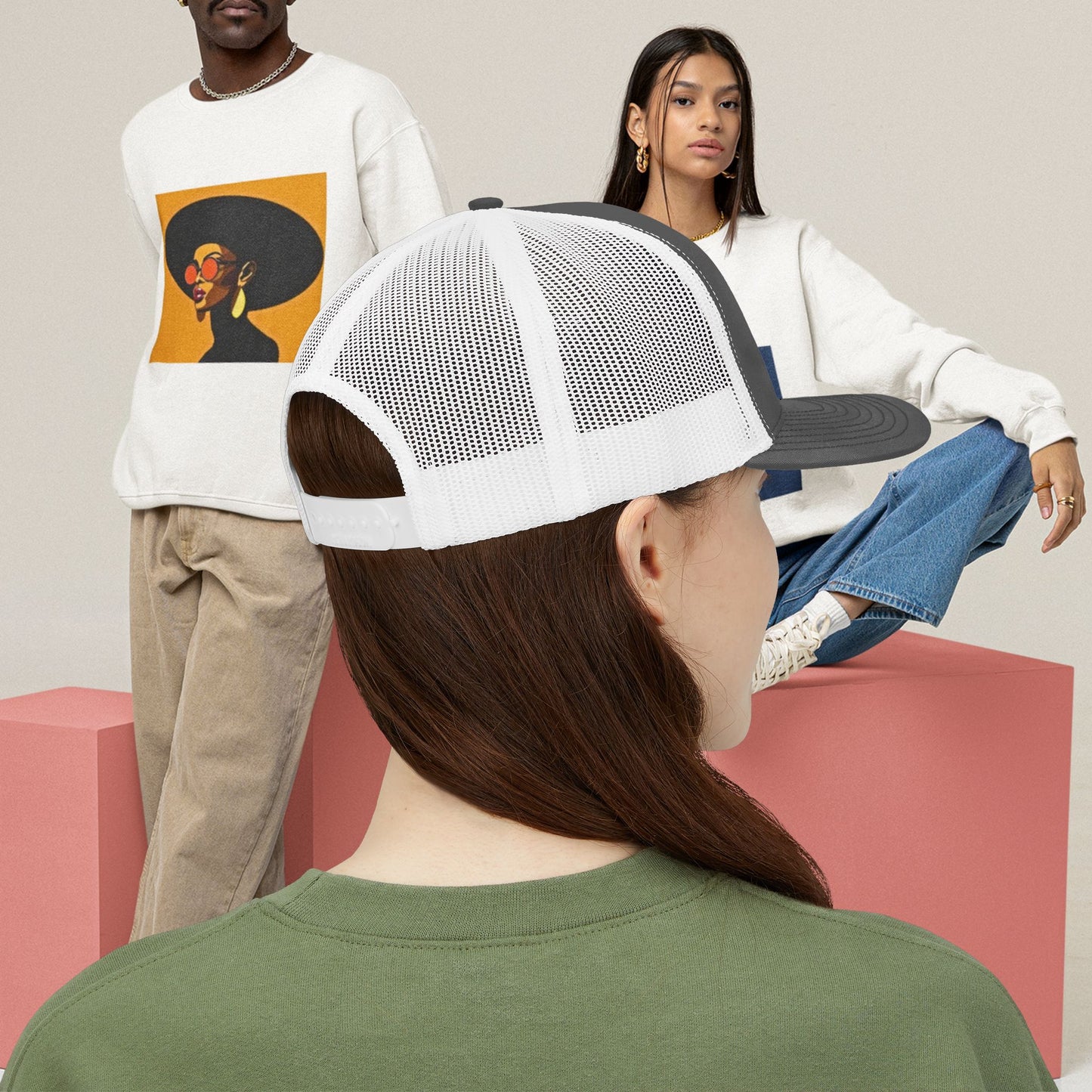 Vintage Snapback Trucker Cap, Retro HDMTub Hat, Hipster Baseball Cap, Cool Dad Cap, Distressed Truckers Cap, Unique Baseball Hat