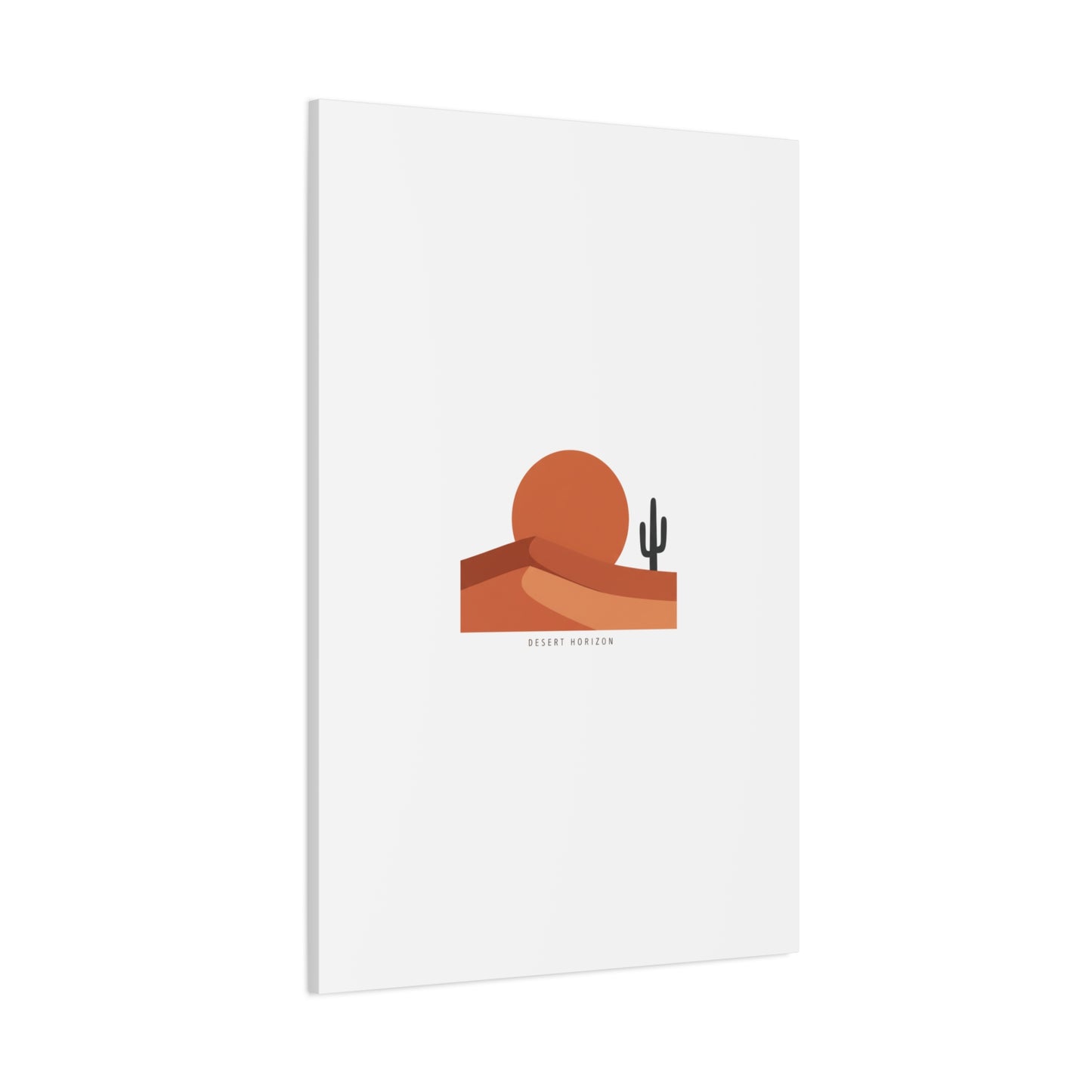 Desert Horizon Minimal Mesa Canvas | desert sunset, southwestern art print