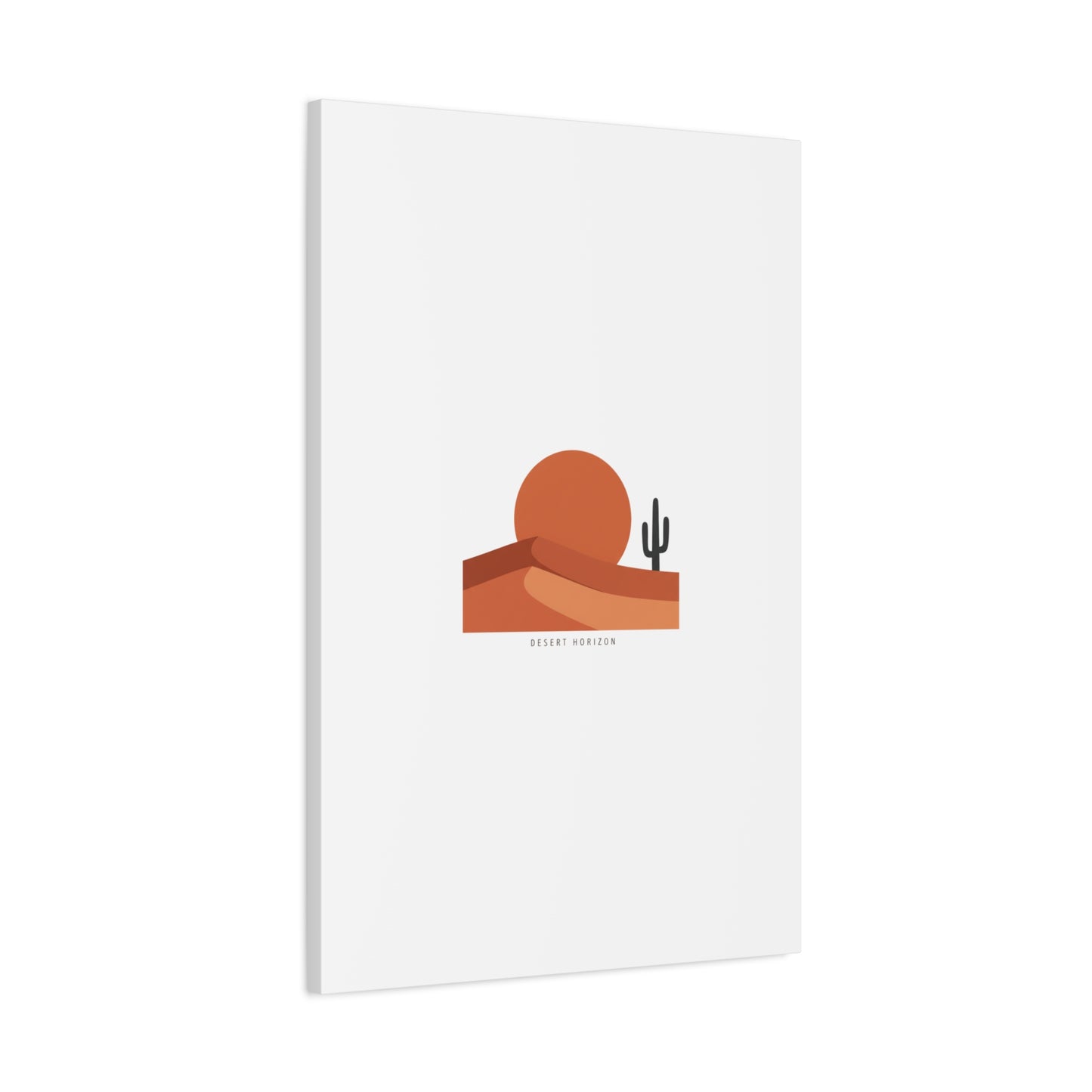 Desert Horizon Minimal Mesa Canvas | desert sunset, southwestern art print