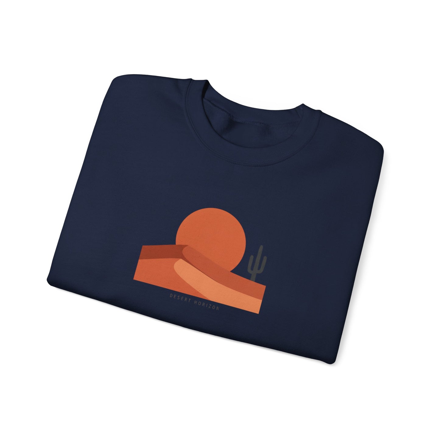 Desert Sunset Minimalist Mesa Sweatshirt | Southwestern adobe-inspired wall art