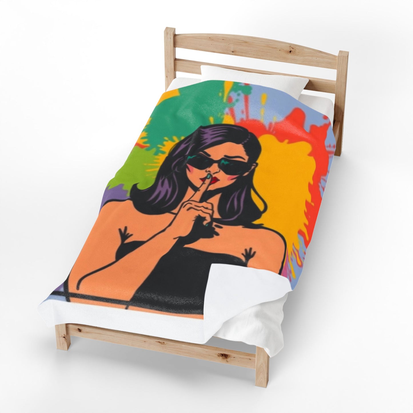 Autistic Pride Throw Blanket, Neurodiversity Acceptance, Sensory-Friendly Plush