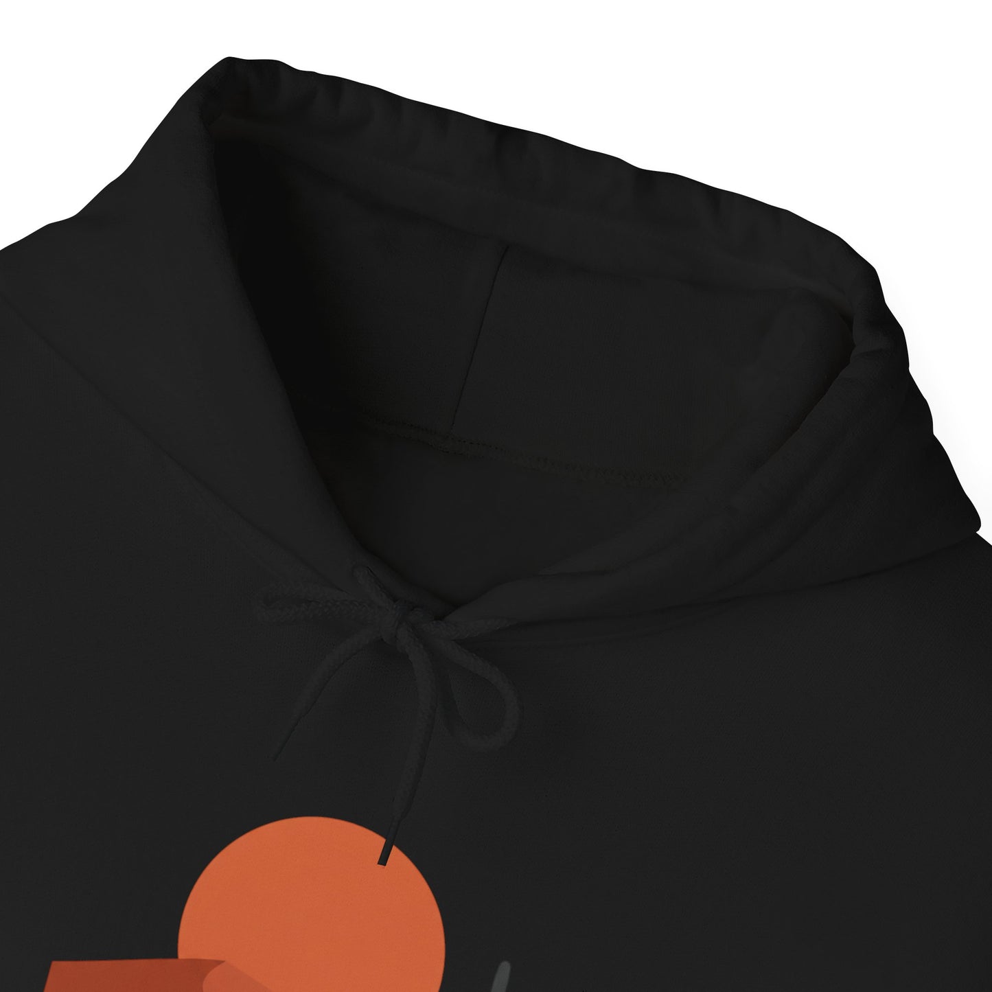Desert Sunset Minimalist Mesa Hoodie | Southwestern adobe-inspired art