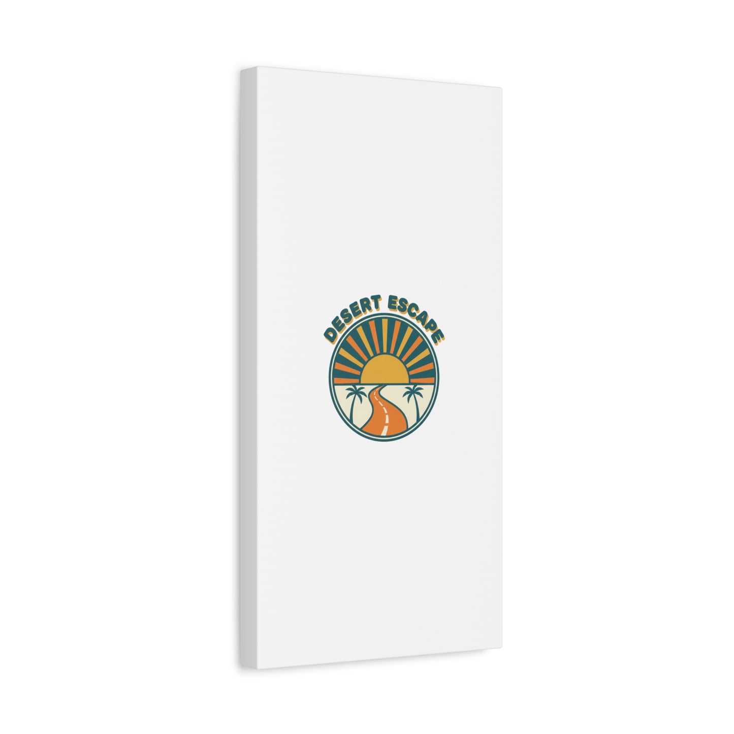 Desert Escape Sunset Canvas | 70s Sunset Retro Palm Poster