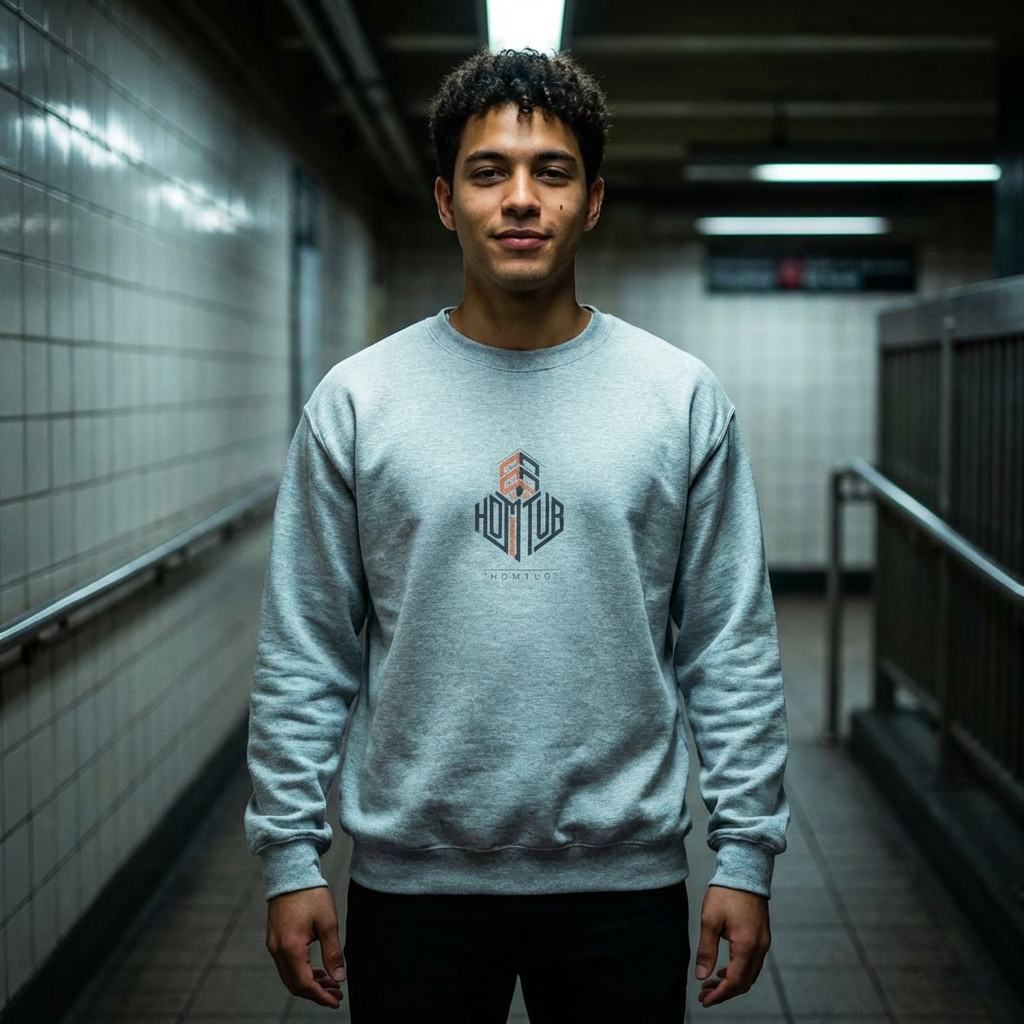 Autistic Pride Minimal Crest Sweatshirt | neurodiversity, autism acceptance