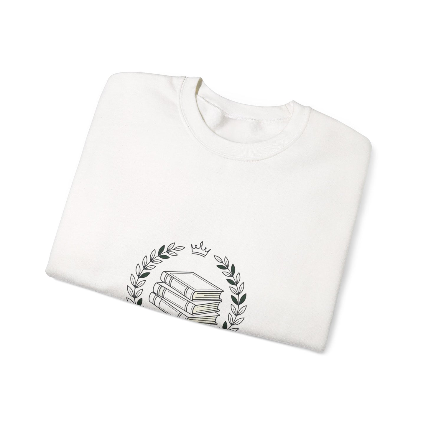 Old Money Book Club Sweatshirt | minimalist serif, monochrome, quiet luxury
