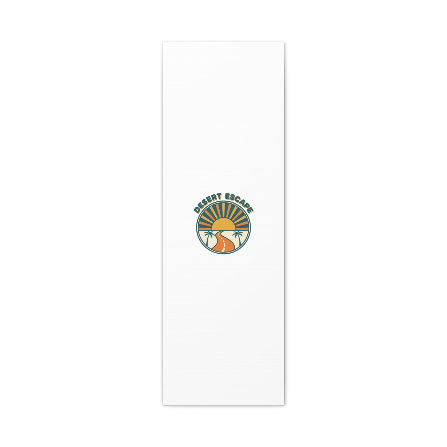Desert Escape Sunset Canvas | 70s Sunset Retro Palm Poster