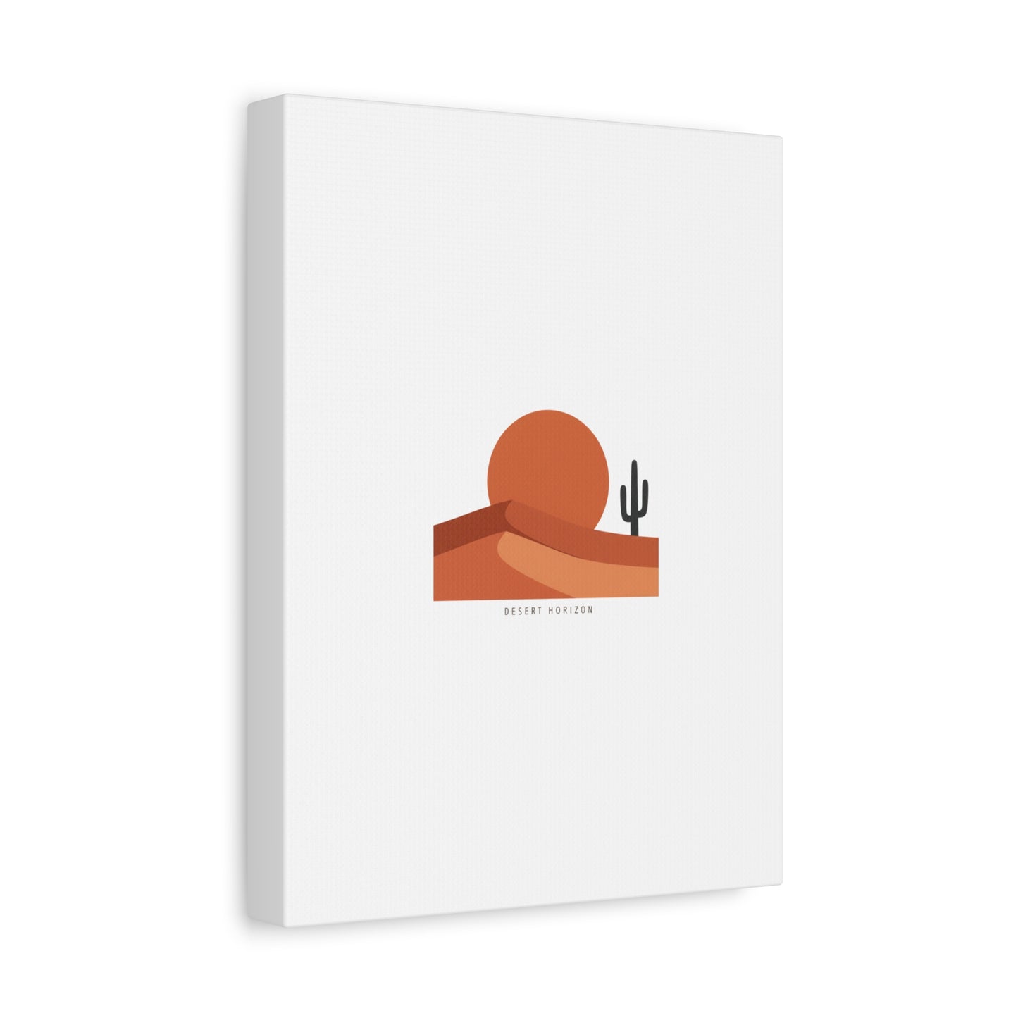 Desert Horizon Minimal Mesa Canvas | desert sunset, southwestern art print