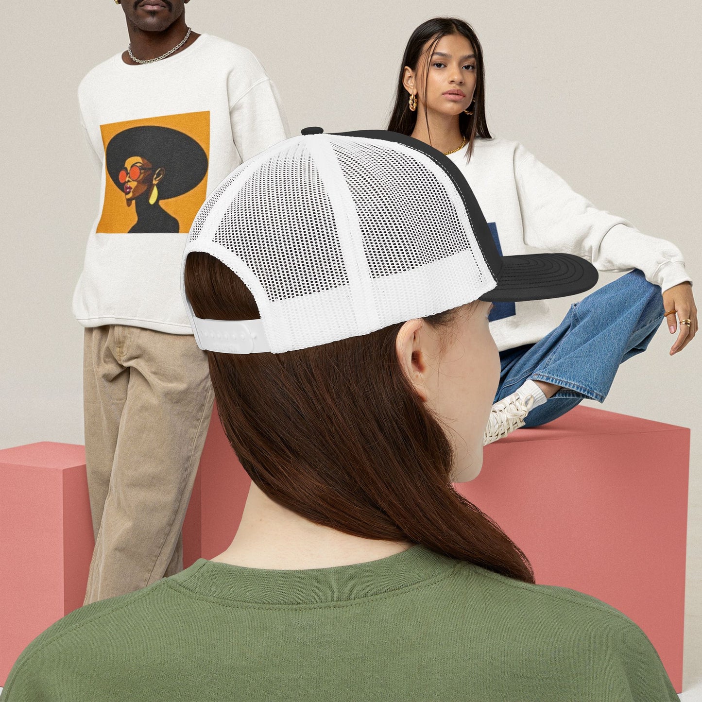 Vintage Snapback Trucker Cap, Retro HDMTub Hat, Hipster Baseball Cap, Cool Dad Cap, Distressed Truckers Cap, Unique Baseball Hat