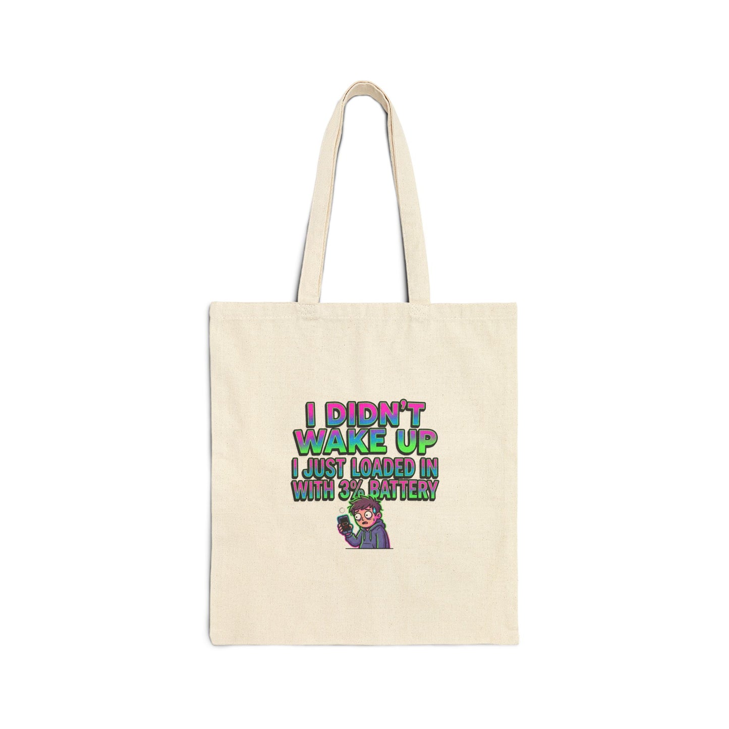 I Didn’t Wake Up I Just Lagged In With A Battery Tote | meme-core, brainrot humor
