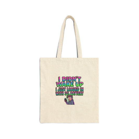 I Didn’t Wake Up I Just Lagged In With A Battery Tote | meme-core, brainrot humor