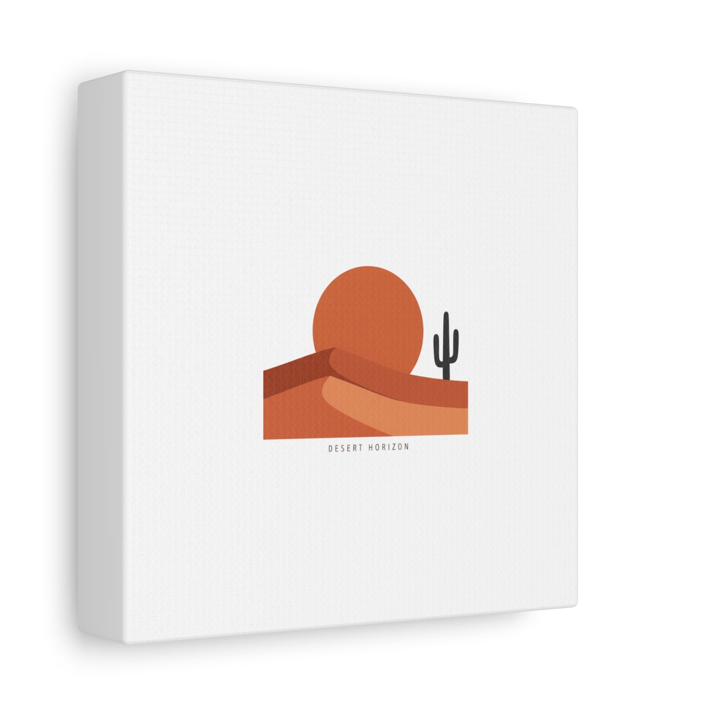 Desert Horizon Minimal Mesa Canvas | desert sunset, southwestern art print
