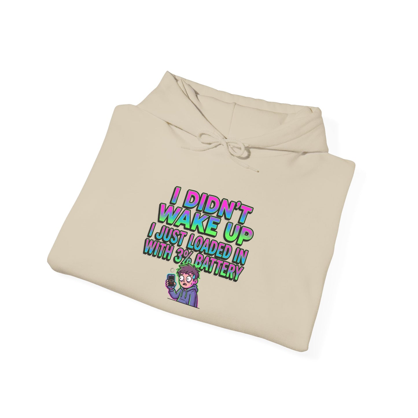 I Didn't Wake Up Hoodie | meme-core, cringe-core brainrot humor