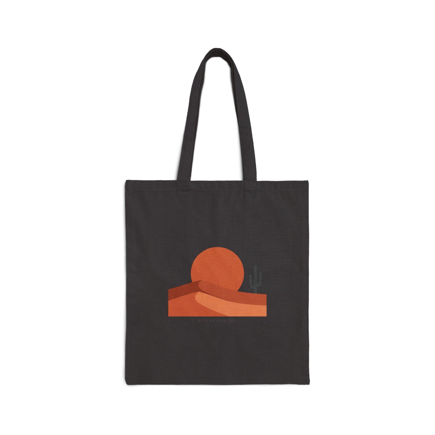 Desert Sunset Minimalist Tote | Southwestern mesa, adobe-inspired neutral art