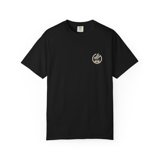 Minimalist 'OK' Hand Logo T-Shirt — Subtle Chest Pocket Graphic