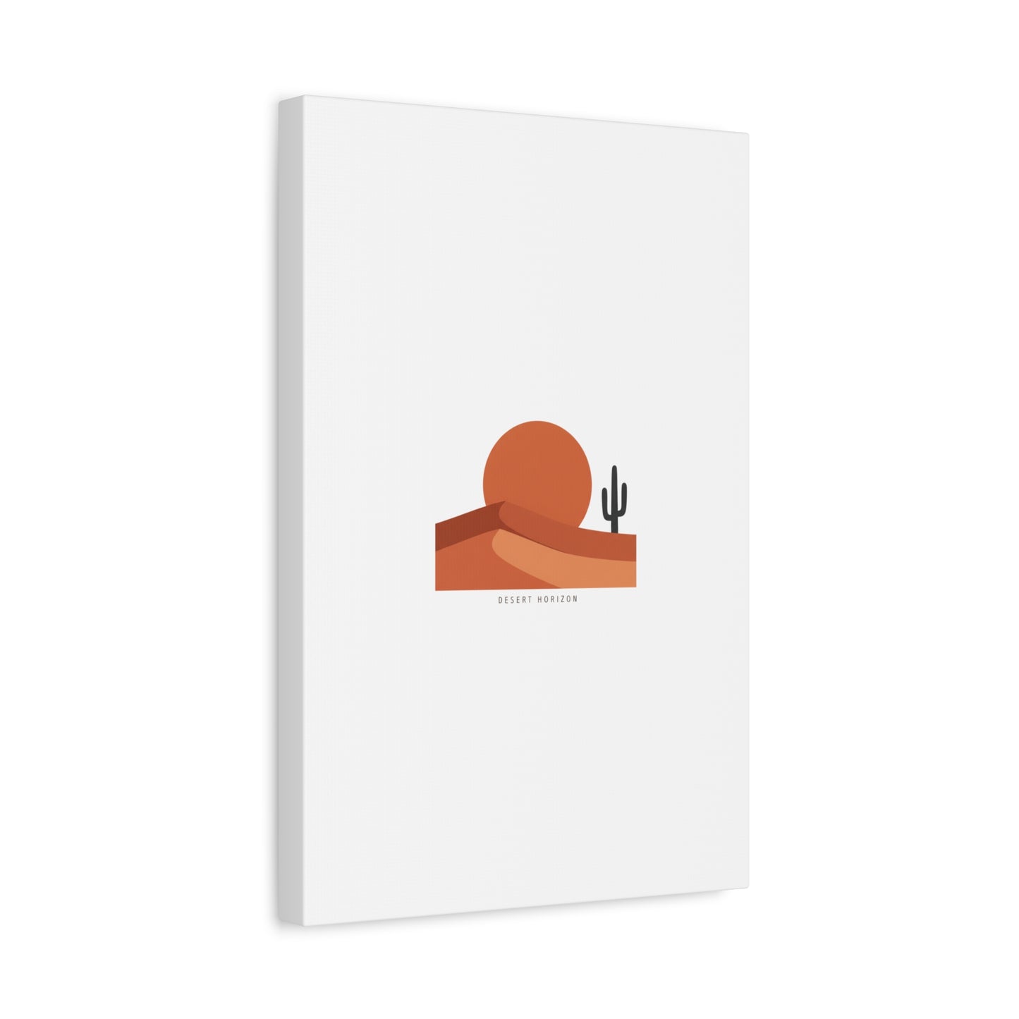 Desert Horizon Minimal Mesa Canvas | desert sunset, southwestern art print