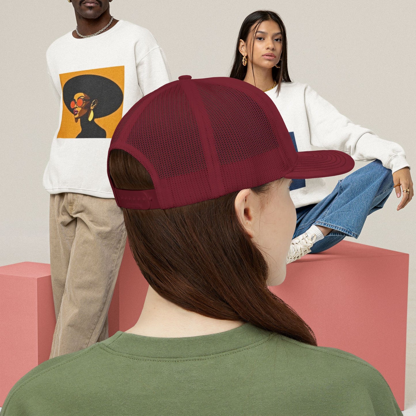 Vintage Snapback Trucker Cap, Retro HDMTub Hat, Hipster Baseball Cap, Cool Dad Cap, Distressed Truckers Cap, Unique Baseball Hat