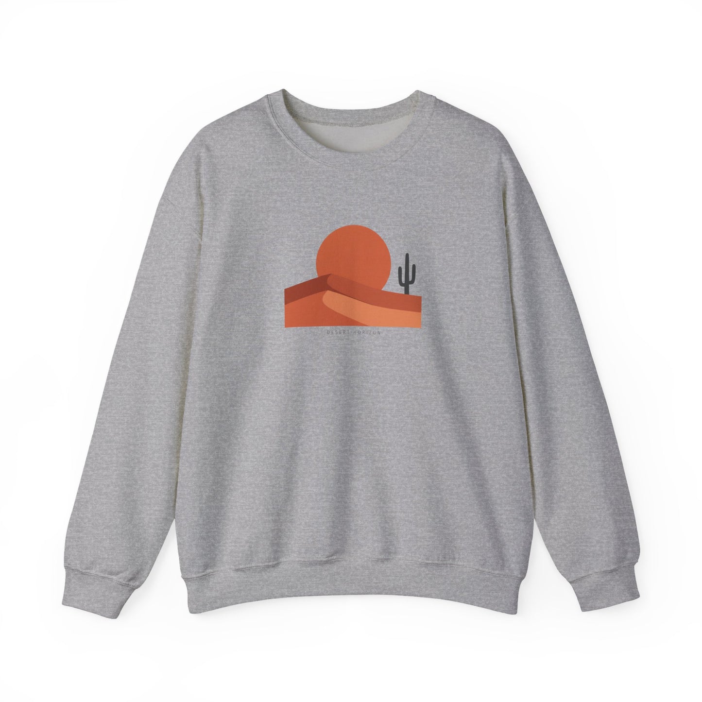 Desert Sunset Minimalist Mesa Sweatshirt | Southwestern adobe-inspired wall art