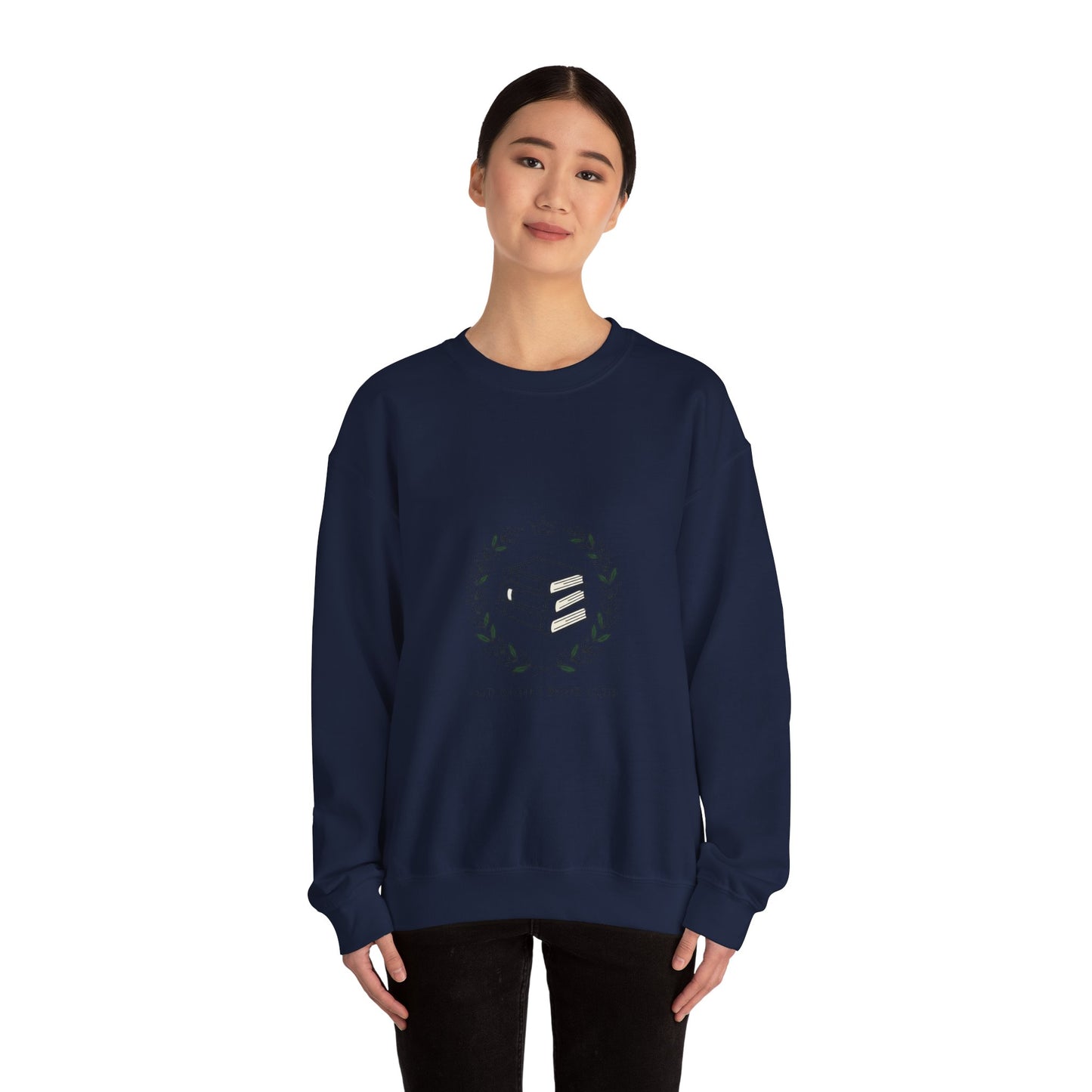 Old Money Book Club Sweatshirt | minimalist serif, monochrome, quiet luxury