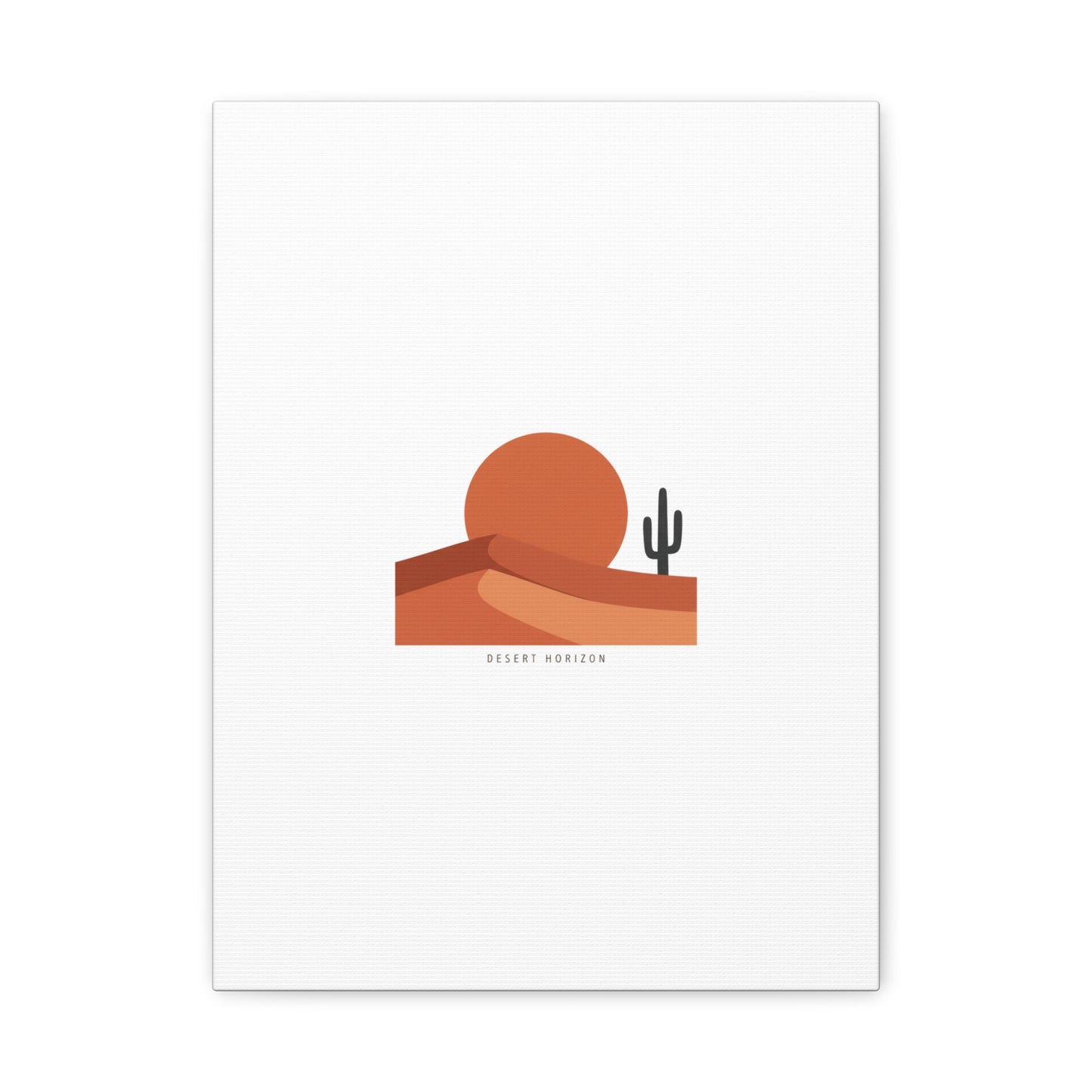 Desert Horizon Minimal Mesa Canvas | desert sunset, southwestern art print