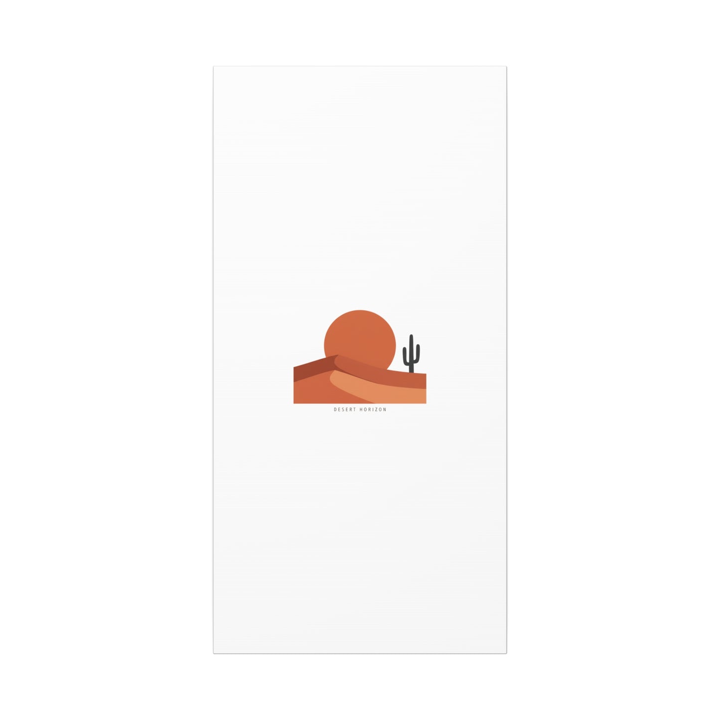 Desert Horizon Minimal Mesa Canvas | desert sunset, southwestern art print