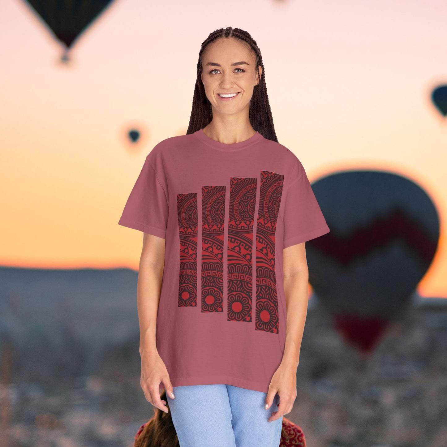 Mandala Geometric T-shirt, Unisex Tee, Boho Shirt, Hippie Clothing, Festival Wear, Sacred Geometry Top