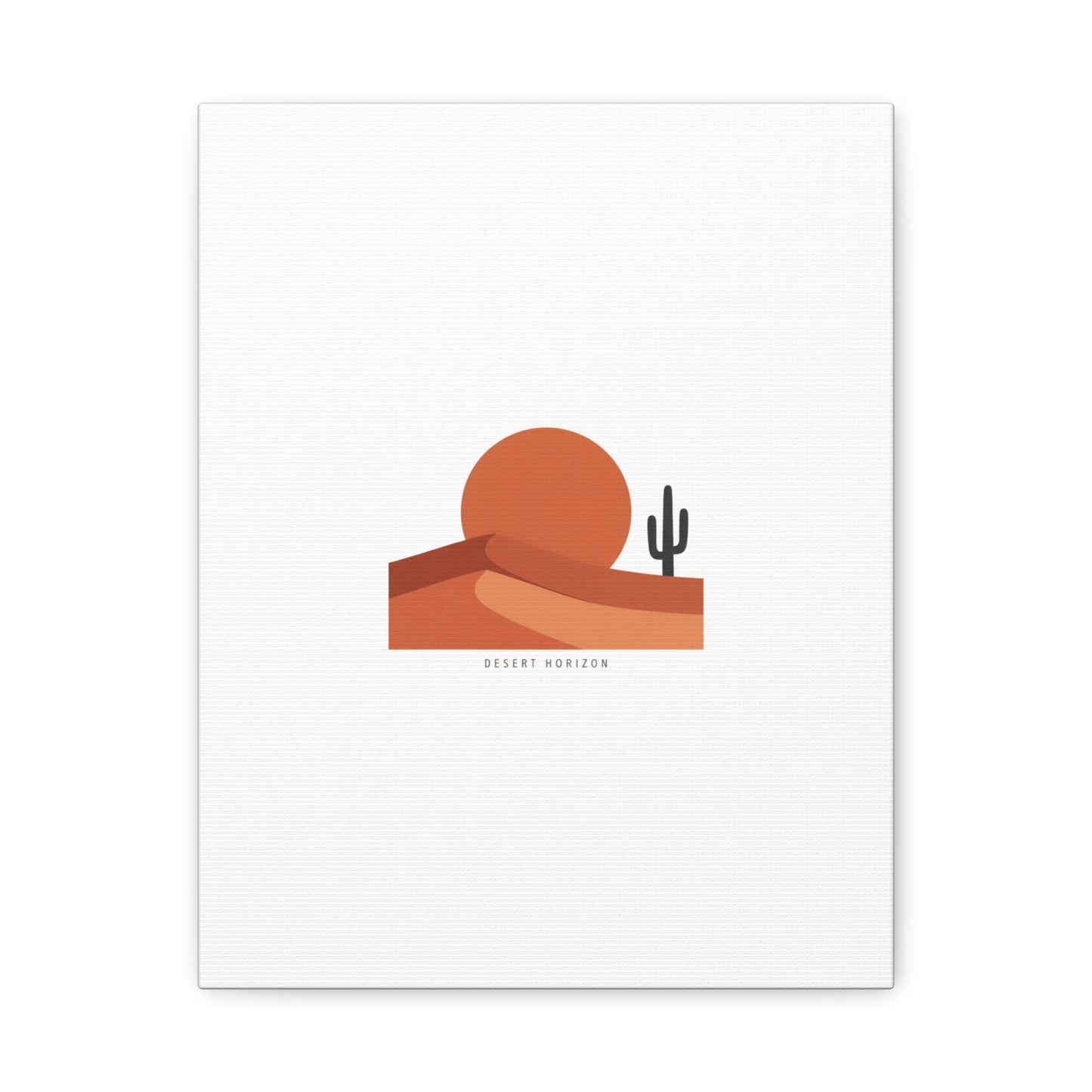 Desert Horizon Minimal Mesa Canvas | desert sunset, southwestern art print