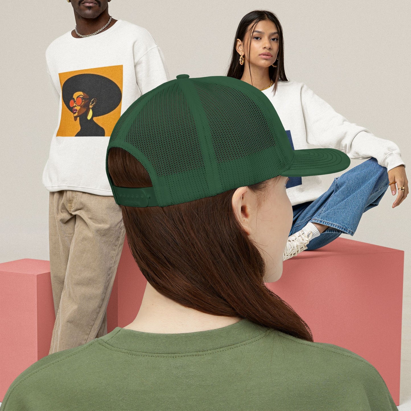 Vintage Snapback Trucker Cap, Retro HDMTub Hat, Hipster Baseball Cap, Cool Dad Cap, Distressed Truckers Cap, Unique Baseball Hat