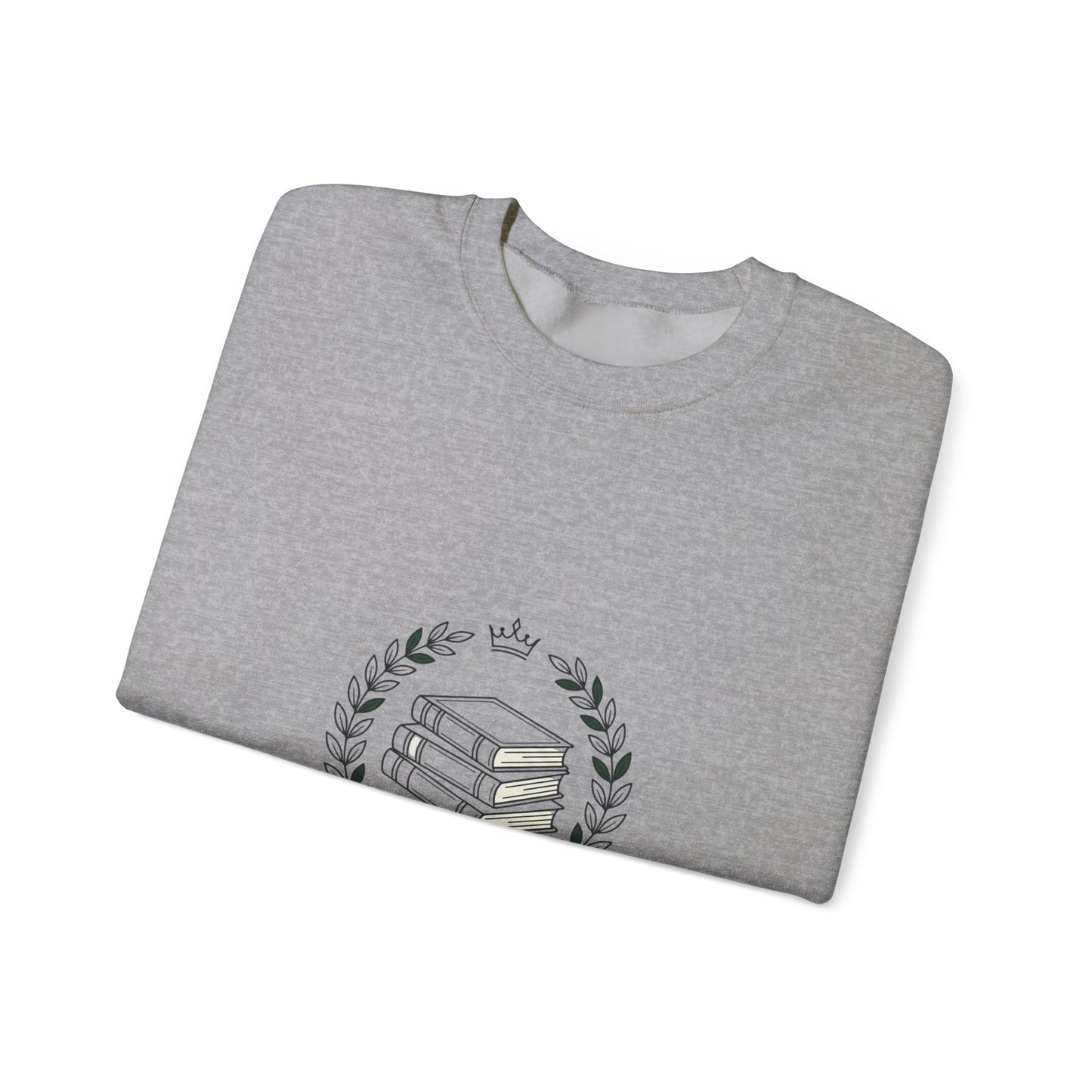 Old Money Book Club Sweatshirt | minimalist serif, monochrome, quiet luxury
