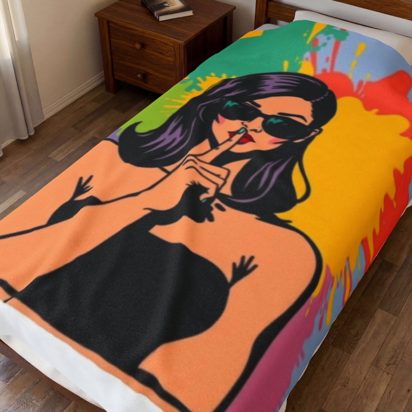 Autistic Pride Throw Blanket, Neurodiversity Acceptance, Sensory-Friendly Plush