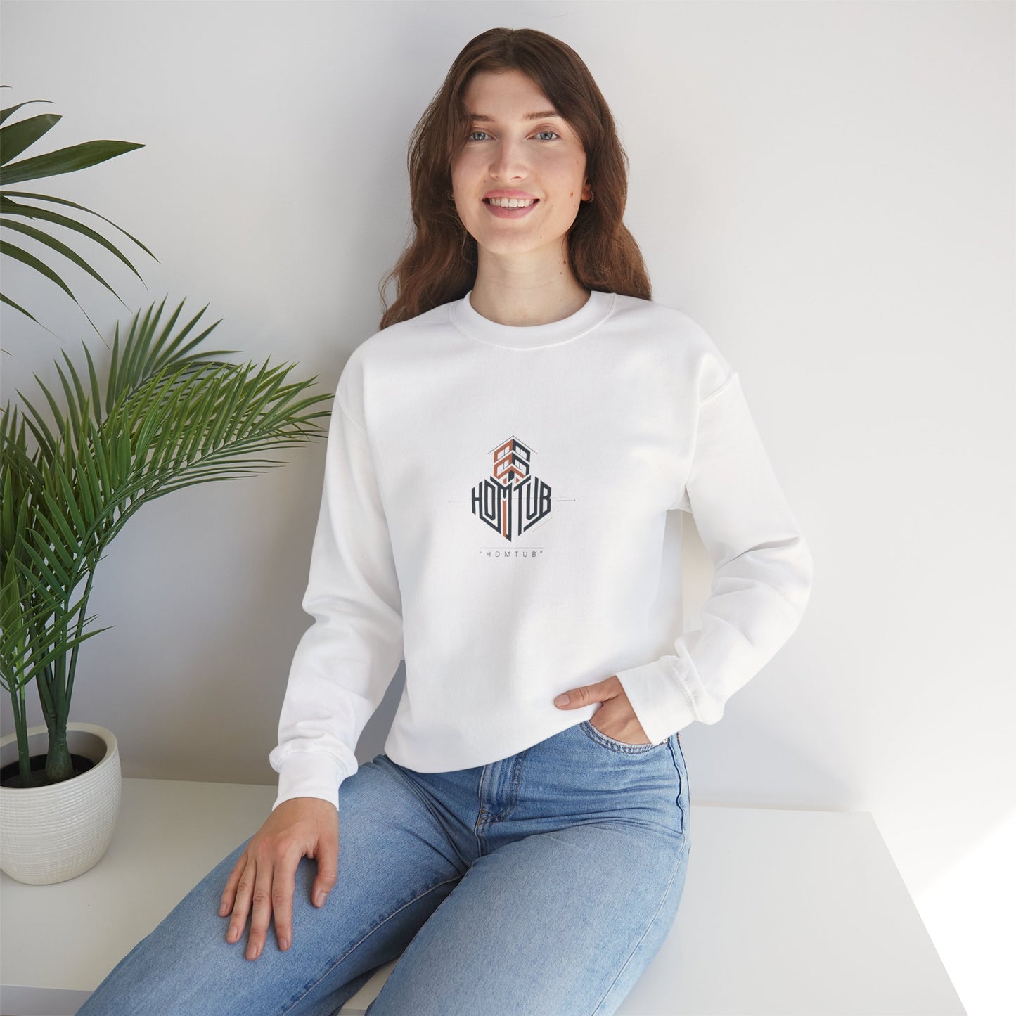 Autistic Pride Minimal Crest Sweatshirt | neurodiversity, autism acceptance