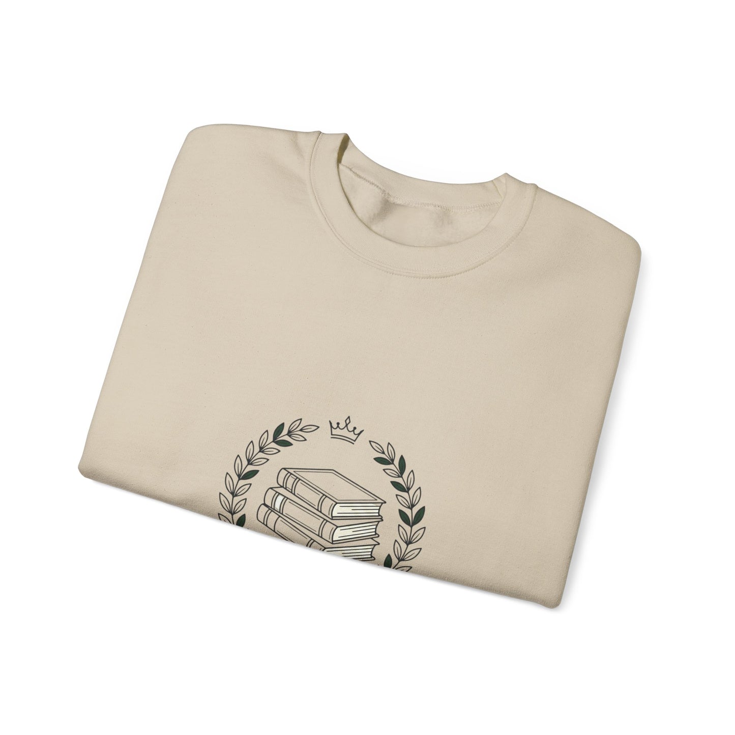 Old Money Book Club Sweatshirt | minimalist serif, monochrome, quiet luxury