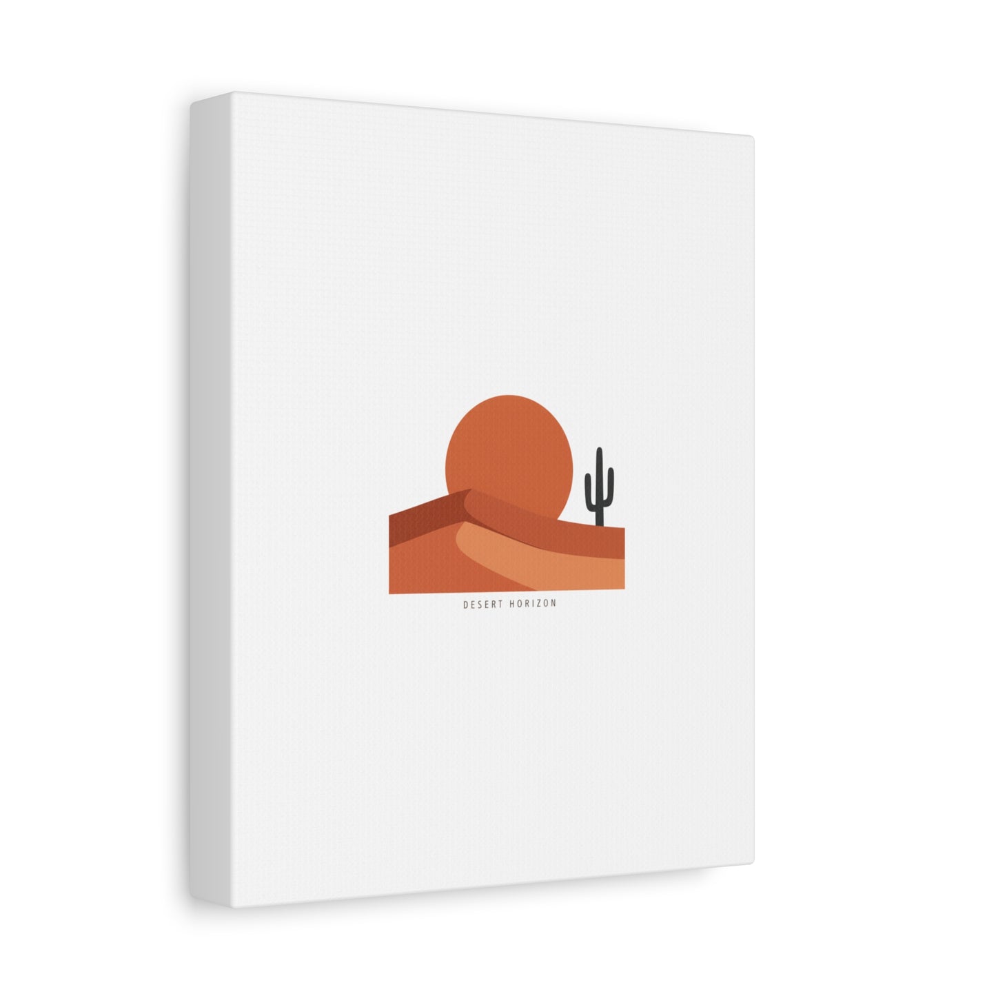 Desert Horizon Minimal Mesa Canvas | desert sunset, southwestern art print