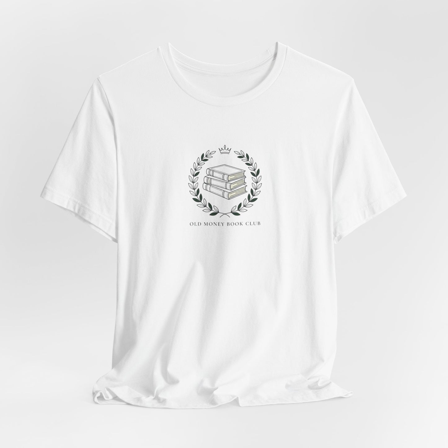 Old Money Book Club Tee | quiet luxury, minimalist serif