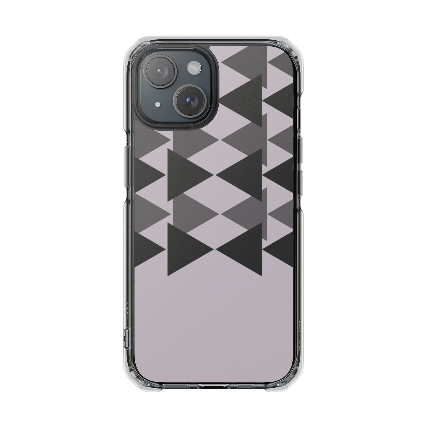 Modern Geometric Magnetic Clear Impact Case, Stylish Phone Protection, Trendy Cover, Unique Gift, Minimalist Design, Phone Accessories