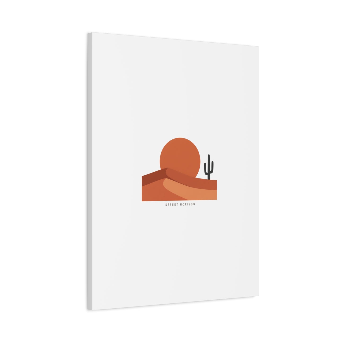 Desert Horizon Minimal Mesa Canvas | desert sunset, southwestern art print